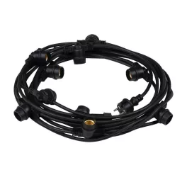 Kanlux 35754 GRL 11M10E27-B girland fekete