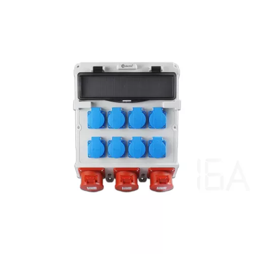 TP Electric Szerelt ipari doboz 300x340, IP44, 8x(2P+F) +1x(5x16A)+2x(5P32A), 14 modulos 3610-800-5172