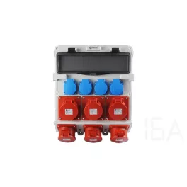   TP Electric Szerelt ipari doboz 300x340, IP44, 4x(2P+F)+3x(5x16A)+3x(5x32A) 14 modulos 3620-400-5373