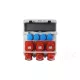 TP Electric Szerelt ipari doboz 300x340, IP44, 4x(2P+F)+ 3x(5x32A)+3x(5x16A), 14 modulos 3620-400-7353