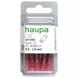   HAUPA 363500/10 Toldó hüvely 0,5-1,0 SmallPack, vezeték összekötő (10db/bliszter)