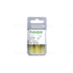   HAUPA 363504/5 Toldó hüvely 4,0-6,0 sárga SmallPack (5db/bliszter)