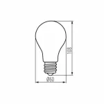 Kanlux  37241 XLEDIM A60 E27 11W-NW fényforrás LED izzó 4000K