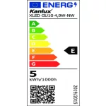 Kanlux 38411 LED fényforrás XLED GU10 4,9W-NW 4000K LED izzó