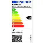 Kanlux 38414 LED fényforrás XLED GU10 6,5W-NW 4000K LED izzó