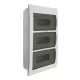 Kanlux 3846 DB312F 3x12P/FMD süllyesztett doboz 3 sor 36 modul