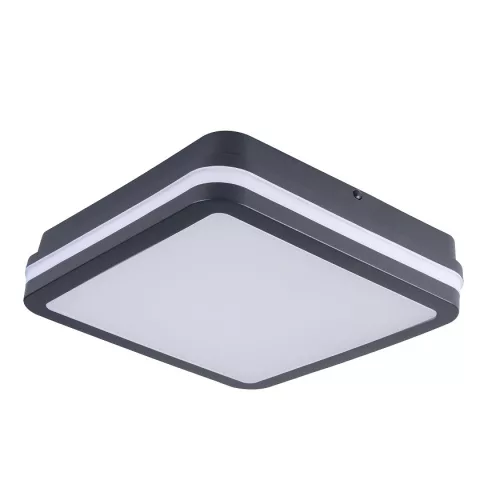 Kanlux 38787 BENO 12-18W CCT-L-SEG lámpa, mennyezeti szögletes LED, grafit 3000-3500-4000K, IP65