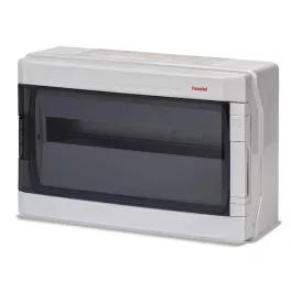   18 modulos falon kívűli elosztószekrény, 289x432x160mm, IP65, 39018, Famatel S.A