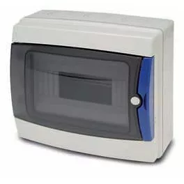   AcQUA  8 modulos falon kivüli szekrény átlátszó ajtóval, IP65, 3908-T, Famatel S.A