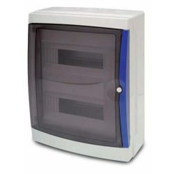   AcQUA 26 modulos falon kivüli szekrény átlátszó ajtóval, IP65, 3926-T, Famatel S.A