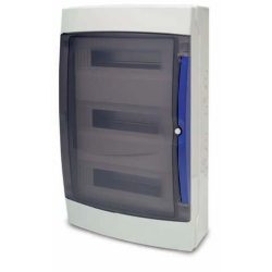   AcQUA 42 modulos falon kivüli szekrény átlátszó ajtóval, IP65, 3942-T, Famatel S.A