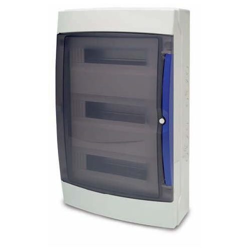 AcQUA 42 modulos falon kivüli szekrény átlátszó ajtóval, IP65, 3942-T, Famatel S.A