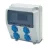 AcQUA 9 modulos szerelt ipari doboz /4db háztartási alj/, 3957_4, Famatel S.A