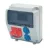 AcQUA 9 modulos szerelt ipari doboz /2db ht. alj+1db 5P 32A/, 3957_8, Famatel S.A