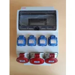 Szerelt 12 modulos ipari doboz 4db HT, 2db 5P 16A, 1db 5P32A  IP44, 3959_66, Famatel S.A