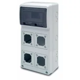   AcQUA 8 modulos + 4 szerelvényhelyes doboz 506x230x150mm, 3961, Famatel S.A