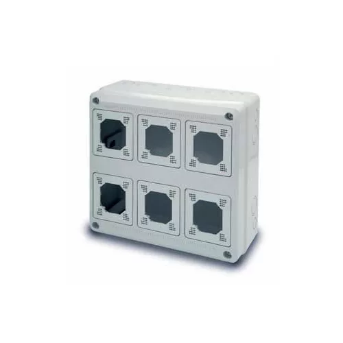AcQUA 6 szerelvényhelyes doboz 380x380x130mm, 3966, Famatel S.A