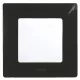 Legrand Niloé 1-es keret matt fekete Legrand 397031