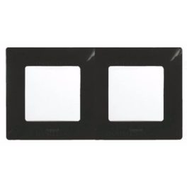 Legrand Niloé 2-es keret matt fekete Legrand 397032