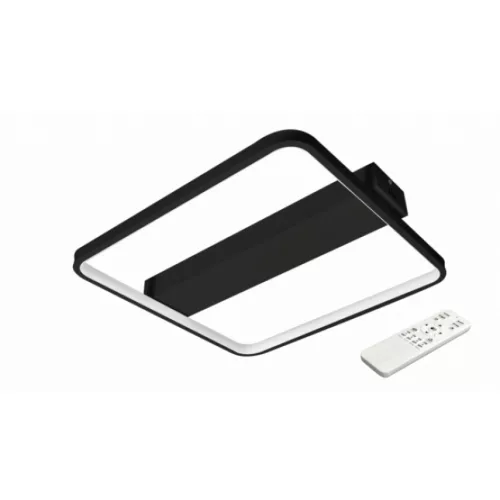 LEDmaster Galaxis Centauri 40 W-os, 42x40 cm szabályozható színhőmérsékletű fekete LED csillár 4038