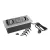 Strong Elektromos aljzat 2x 230V, 2x USB A/C, Schuko, 265x130x68 mm nemesacél szín 405245