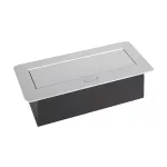Strong Elektromos aljzat 2x 230V, 2x USB A/C, Schuko, 265x130x68 mm nemesacél szín 405245