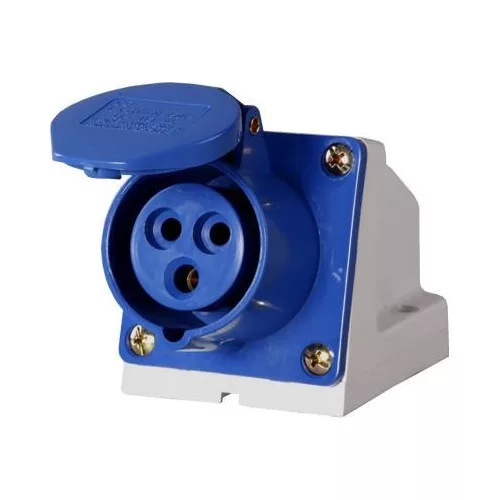 FELÜLETRE SZERELHETŐ IPARI ALJZAT 3 pólusú 16A 250V, 411113 DAFR-162 16 A 3P 250 V