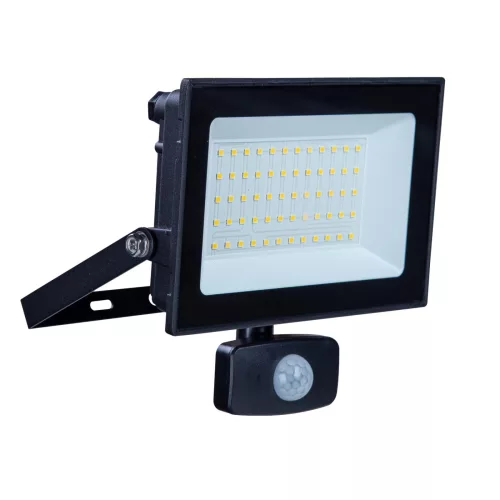 GAO 48990 falra szerelhető LED fényvető, 50 W, 5500 lumen, mozgásérzékelő, kül- és beltéri kivitel