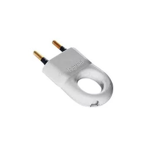 Legrand 050162 Földeletlen csatlakozódugó, dugvilla 6A fehér