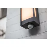 LUTEC QUBO Kültéri fali mozgásérzékelős LED lámpa 13W 3000K 800lm IP54 5193002118