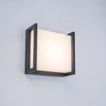 LUTEC QUBO Kültéri fali LED lámpa 8W 3000K 650lm IP54 5195401118
