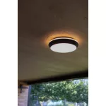 LUTEC GOLETA kültéri LED fali-mennyezeti lámpatest FEKETE 24,3W 1700 LUMEN 4000K 5205801012