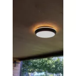 LUTEC GOLETA kültéri LED fali-mennyezeti lámpatest FEKETE 24,3W 1700 LUMEN 4000K 5205801012