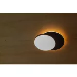 LUTEC GOLETA kültéri LED fali-mennyezeti lámpatest FEKETE 24,3W 1700 LUMEN 4000K 5205801012