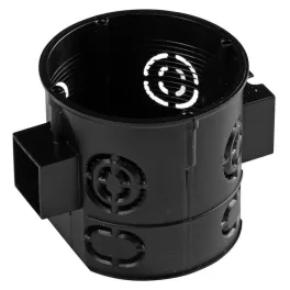SOROLHATÓ SZERELVÉNYDOBOZ, FEKETE, 62MM MÉLY, 5239H