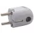 Legrand dugvilla 054365 Földelt csatlakozódugó 16A, 230V, műanyag, fehér, oldalsó kivezetéssel