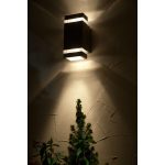 LUTEC FOCUS Kültéri le-fel világító fali LED lámpa 8W 4000K 300lm IP44 5605013118