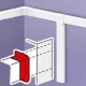 Legrand DLP Klíma Falátvezető 70x40-hez Legrand 611270