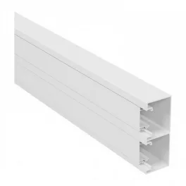   Legrand DLP-S kábelcsatorna 130x50 mm, merev fedéllel, bepattintható 45-ös szerelvényhez, fehér Legrand 638040