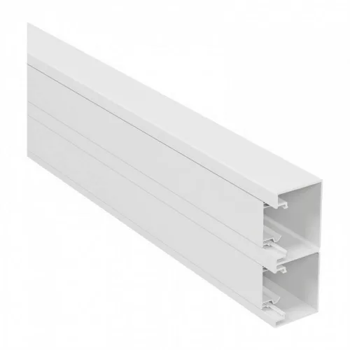 Legrand DLP-S kábelcsatorna 130x50 mm, merev fedéllel, bepattintható 45-ös szerelvényhez, fehér Legrand 638040