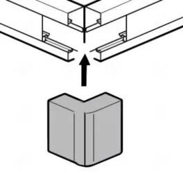   Legrand DLP eco mini külső könyök 15x10 mm Legrand 638102