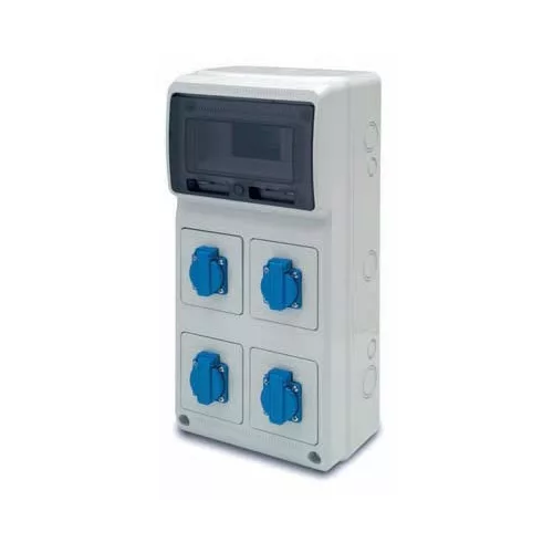 ACQUA doboz 8 modul - 4db házt. aljzat IP44, 6501, Famatel S.A