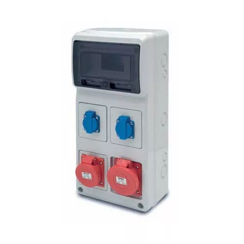ACQUA doboz 8 modul - 2db házt. - 1db 5P 16A -1db 5P 32A, 6509, Famatel S.A