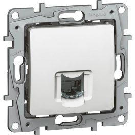   Legrand Niloé 1xRJ45 Cat.6 STP aljzat, csavaros, köröm nélkül, fehér Legrand 664775