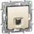 Legrand Niloé 1xRJ45 Cat.6 UTP aljzat köröm nélkül bézs Legrand 664873
