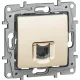 Legrand Niloé 1xRJ45 Cat.6 UTP aljzat köröm nélkül bézs Legrand 664873
