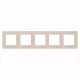 Legrand Niloé 5-ös keret bézs Legrand 665015