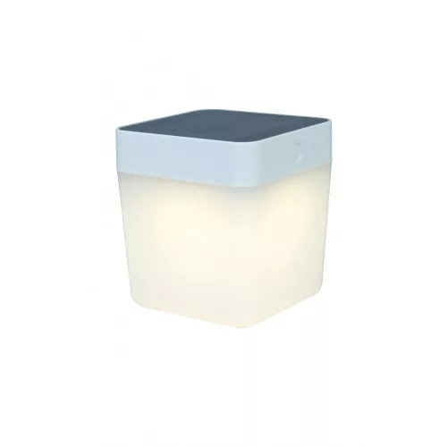 LUTEC TABLE CUBE Kültéri hordozható napelemes LED lámpa 1W 3000K 100lm IP44 6908001337
