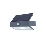 LUTEC ARROW Kültéri fali napelemes mozgásérzékelős LED lámpa 2W 5000K 180lm IP44 6910601335