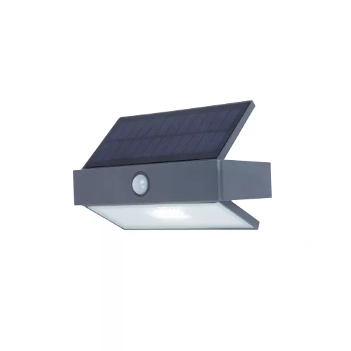 LUTEC ARROW Kültéri fali napelemes mozgásérzékelős LED lámpa 2W 5000K 180lm IP44 6910601335